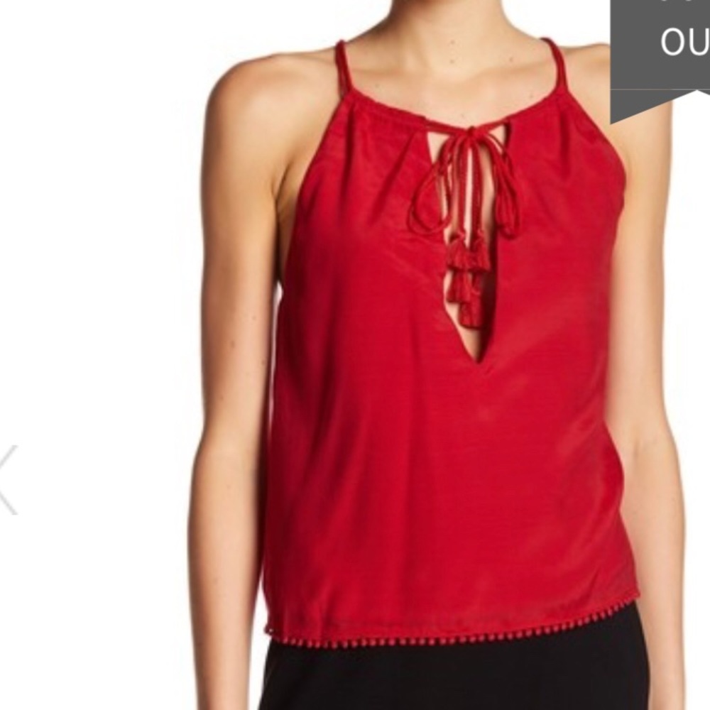 TJD braided tassel tank
